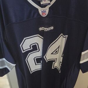 Reebok Authentic NFL Jersey - Dark Blue and White